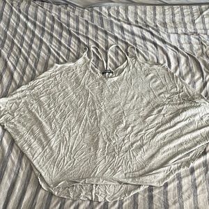 Flowy Gray tank blouse